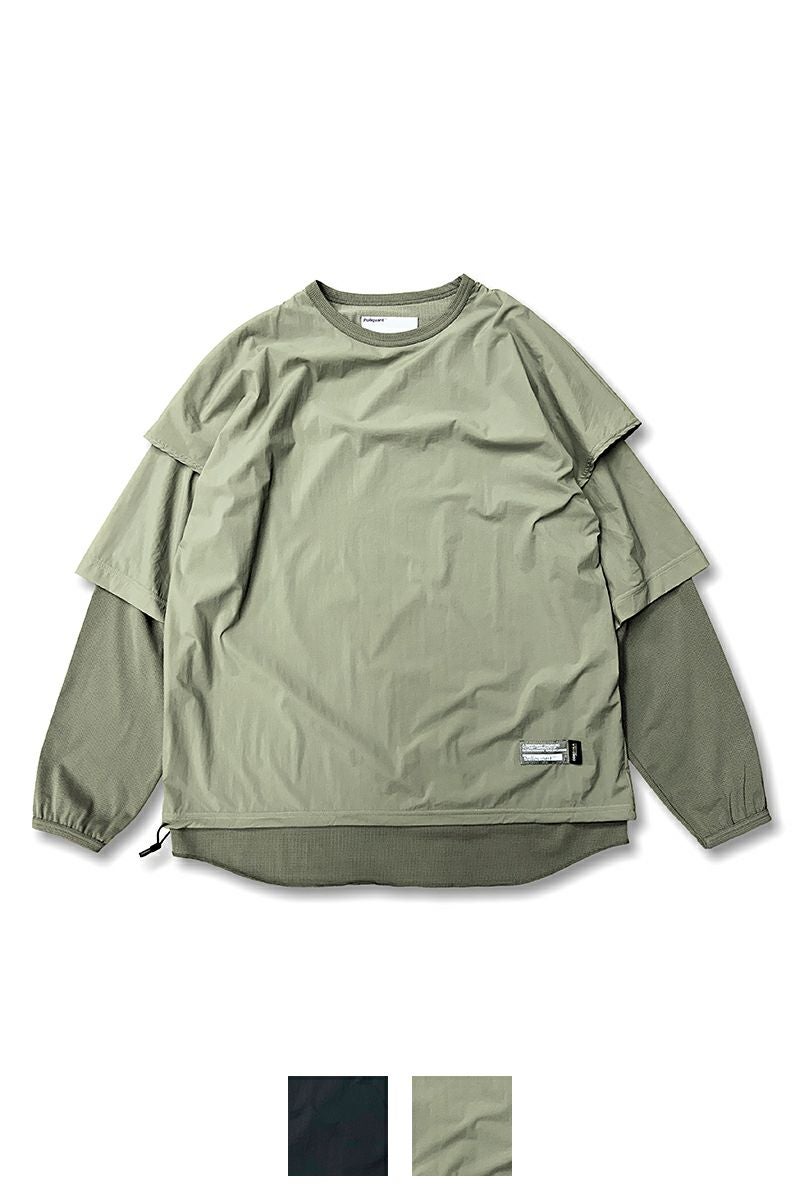 Poliquant ポリクアント Poliquant ポリクアント THE LAYERED L S TEE レイヤード長袖Tシャツ 2501004 rish-online リシュオンライン
