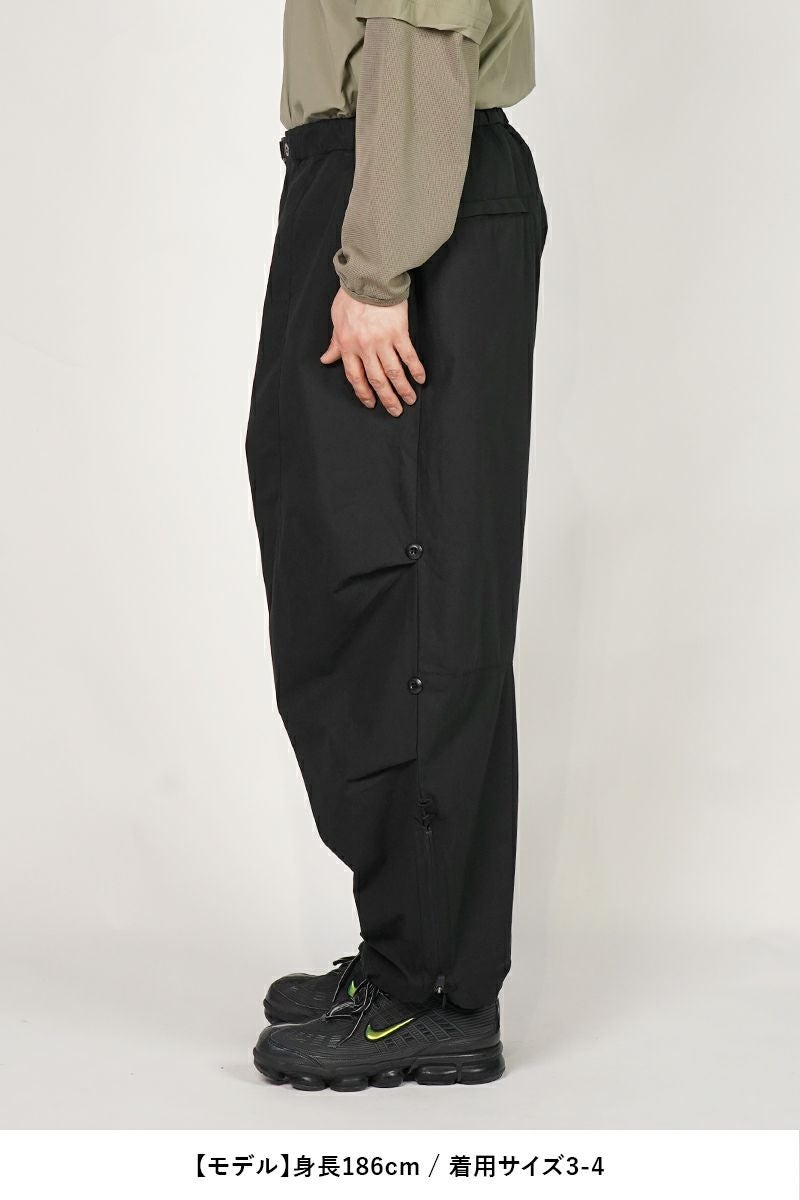 Poliquant(ポリクアント)THE CHANGING LENGTHHEM WIDE ZIP UP TUCKED PANTS チェンジングワイドジップアップタックパンツ 2501016 -11