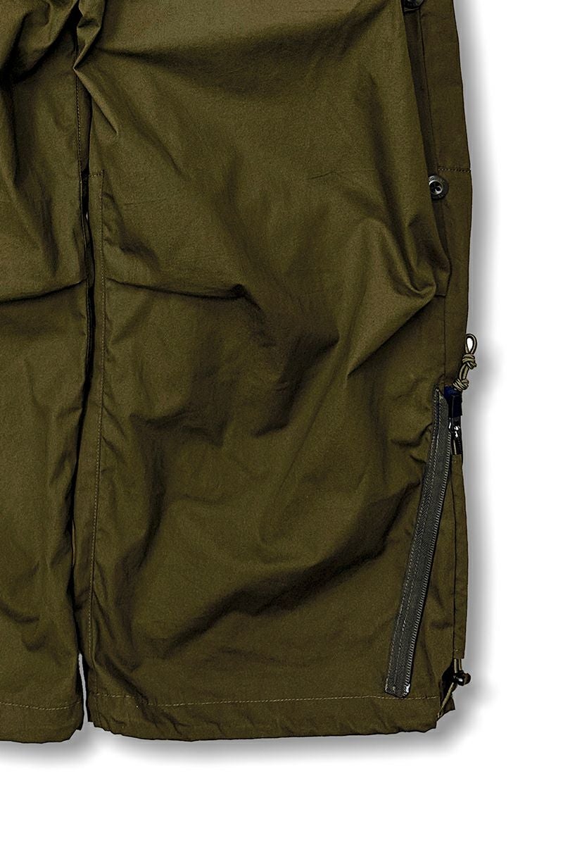 Poliquant(ポリクアント)THE CHANGING LENGTHHEM WIDE ZIP UP TUCKED PANTS チェンジングワイドジップアップタックパンツ 2501016 -15