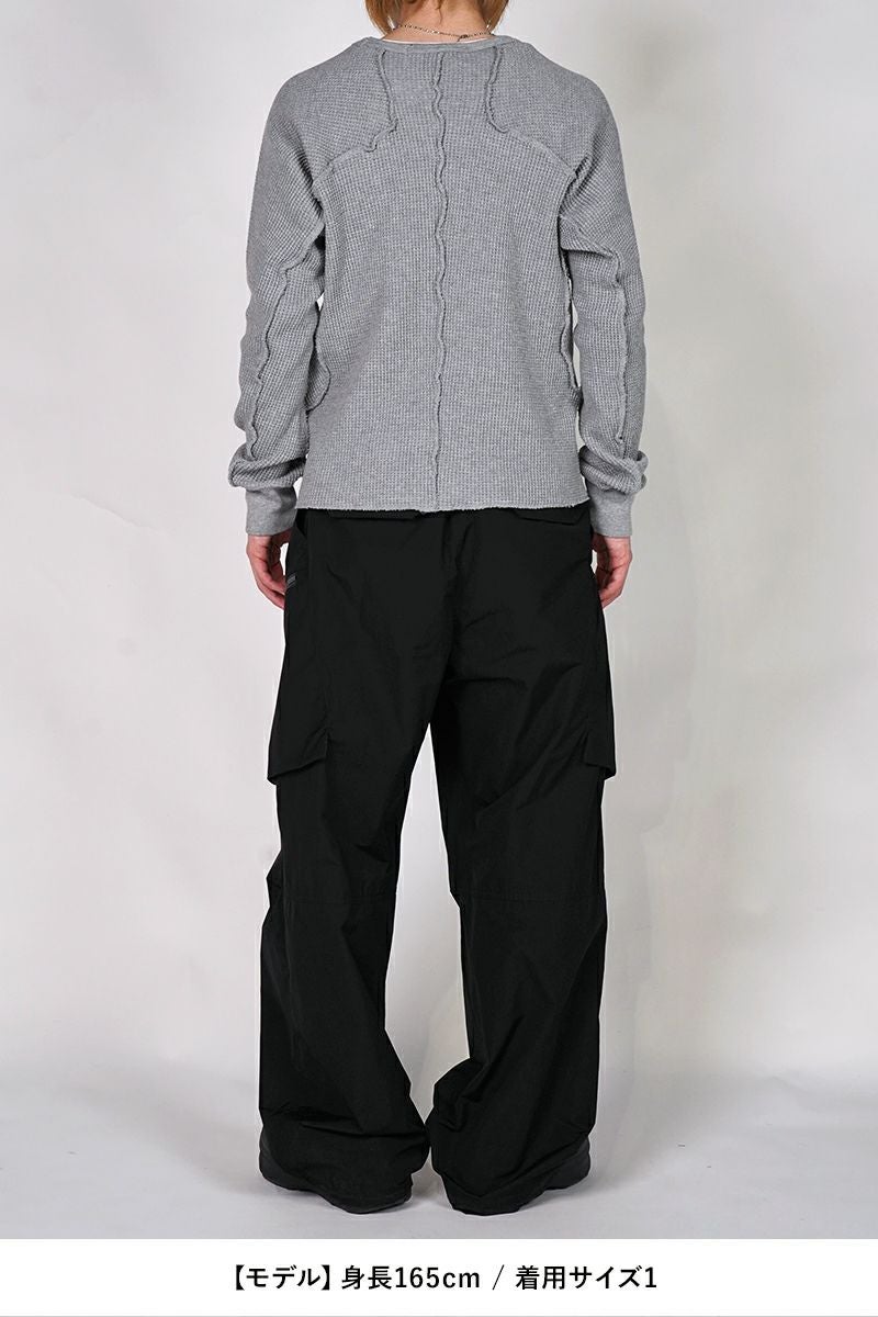 NVRFRGT(ネバーフォーゲット)WAFFLE THERMAL LONG SLEEVE T-SHIRT ワッフルサーマル長袖Tシャツ NF251T10 -11