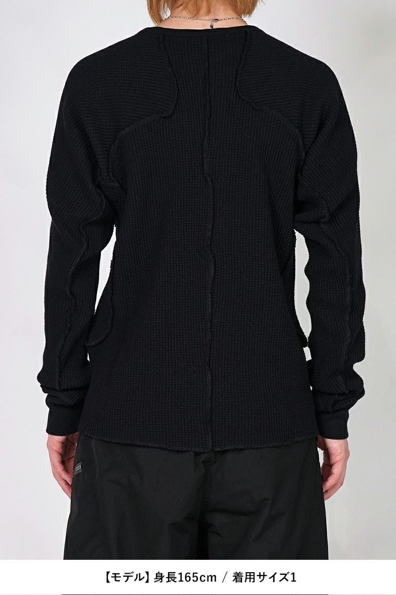 NVRFRGT(ネバーフォーゲット)WAFFLE THERMAL LONG SLEEVE T-SHIRT ワッフルサーマル長袖Tシャツ NF251T10 -14