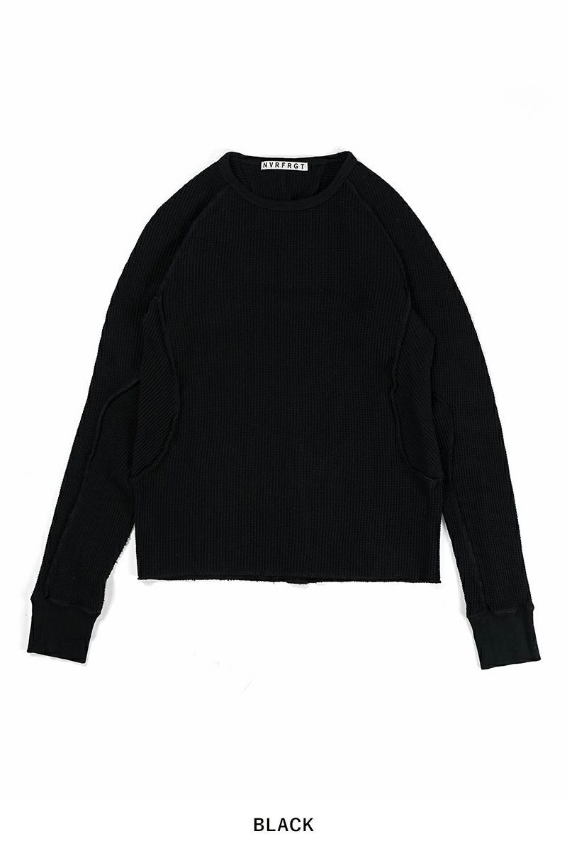 NVRFRGT(ネバーフォーゲット)WAFFLE THERMAL LONG SLEEVE T-SHIRT ワッフルサーマル長袖Tシャツ NF251T10 -24