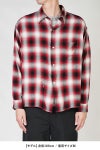 SAINT Mxxxxxx(セントマイケル)SM-HR8-0000-C30 / LM_CHECK SHIRT / CHECK / RED チェックシャツ