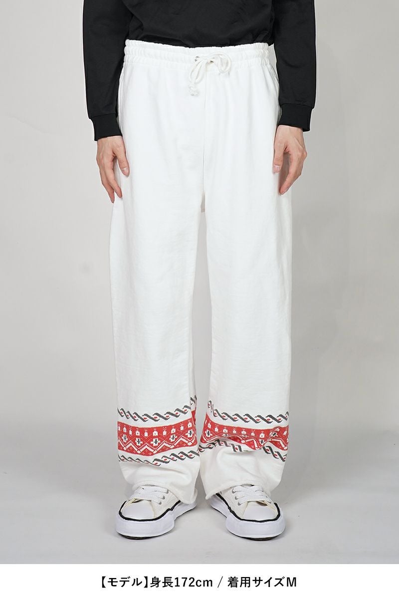 BOWWOW(バウワウ) | BOWWOW(バウワウ)CROSS PRINTED SWEATPANTS クロス