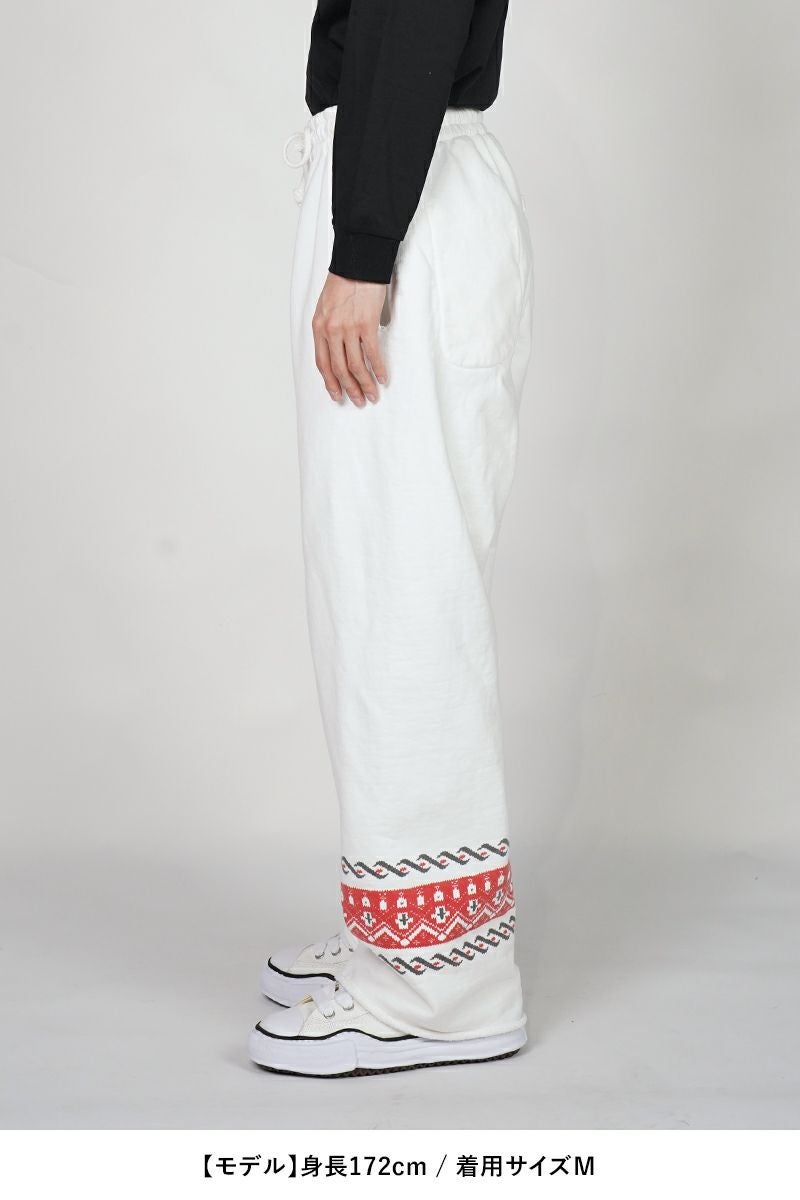 BOWWOW(バウワウ)CROSS PRINTED SWEATPANTS クロスプリントスウェットパンツ BW251-CPSP -8