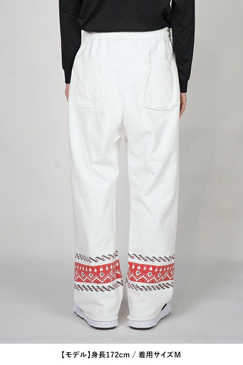 BOWWOW(バウワウ)CROSS PRINTED SWEATPANTS クロスプリントスウェットパンツ BW251-CPSP -9