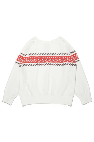 BOWWOW(バウワウ)CROSS PRINTED SWEATSHIRT クロスプリントスウェットシャツ BW251-CPSS