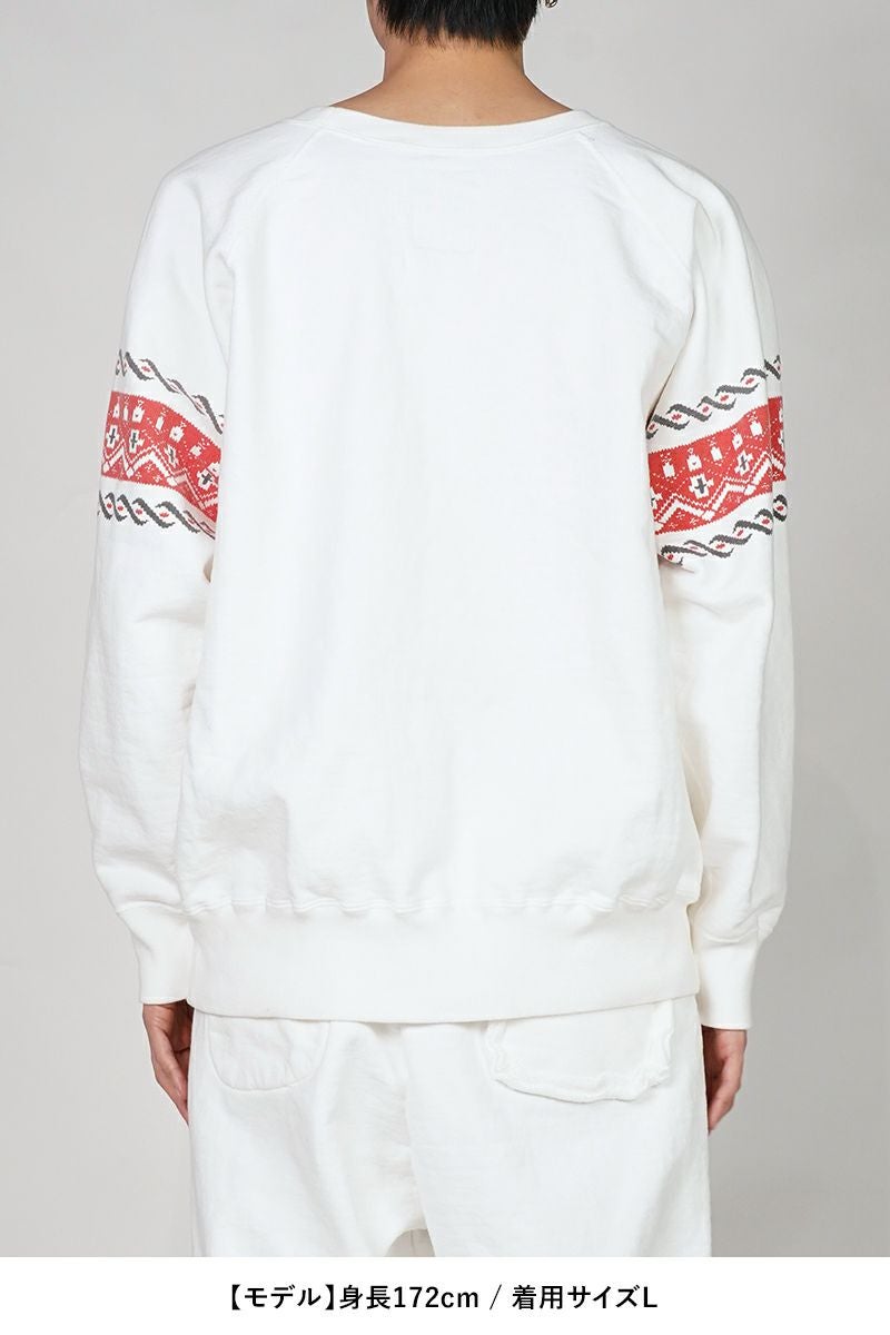 BOWWOW(バウワウ)CROSS PRINTED SWEATSHIRT クロスプリントスウェットシャツ BW251-CPSS -9