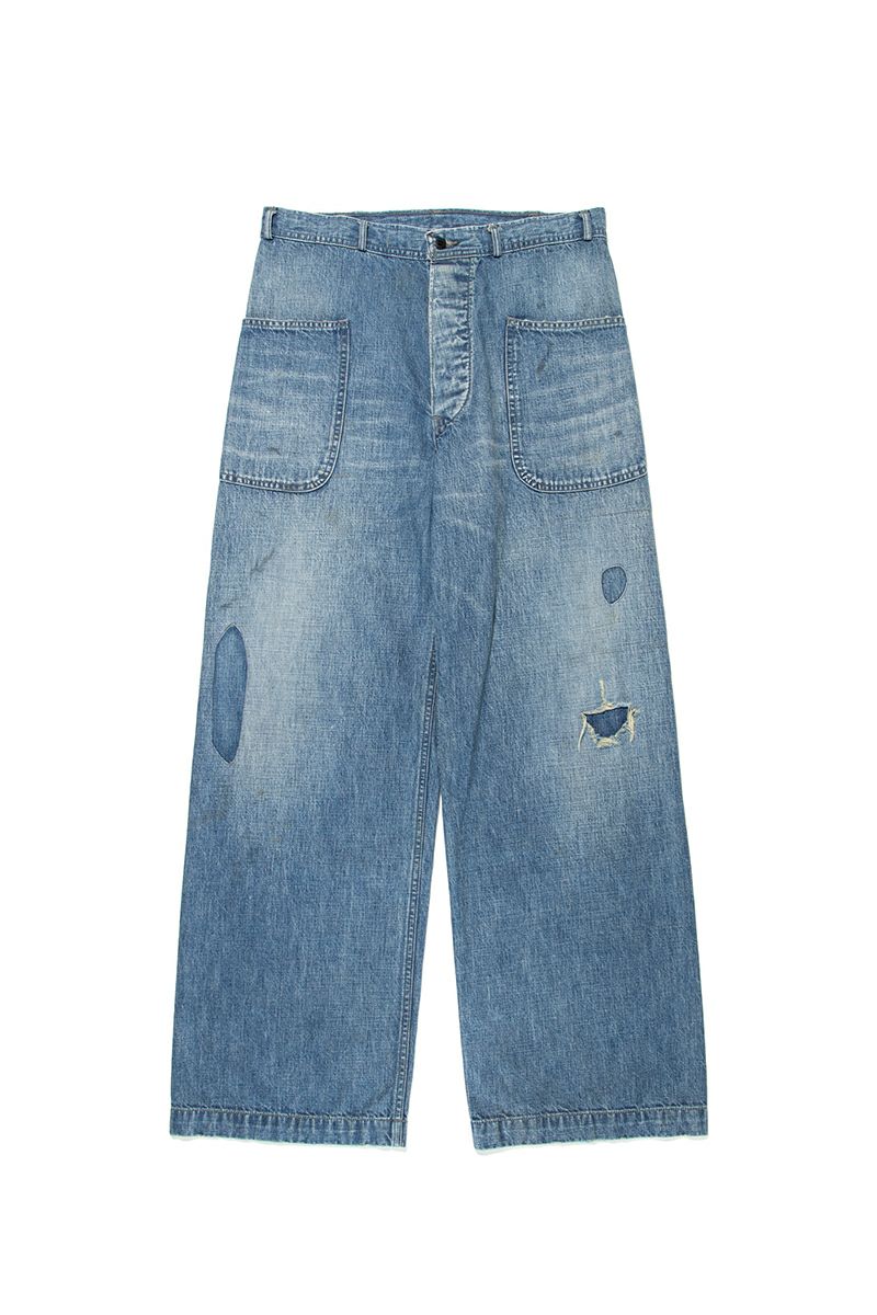 BOWWOW(バウワウ)USN M44 DUNGAREE TROUSERS,SIDE SEAMLESS M44ダンガリートラウザース サイドシームレス BW251-U4DTS