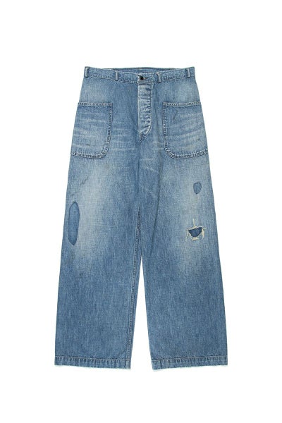 BOWWOW(バウワウ)USN M44 DUNGAREE TROUSERS,SIDE SEAMLESS M44ダンガリートラウザース サイドシームレス BW251-U4DTS