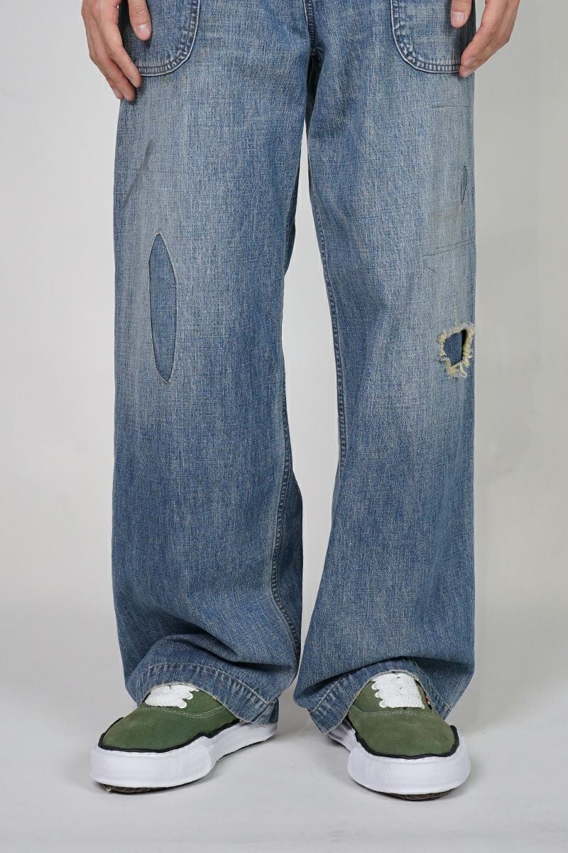 BOWWOW(バウワウ)USN M44 DUNGAREE TROUSERS,SIDE SEAMLESS M44ダンガリートラウザース サイドシームレス BW251-U4DTS -4