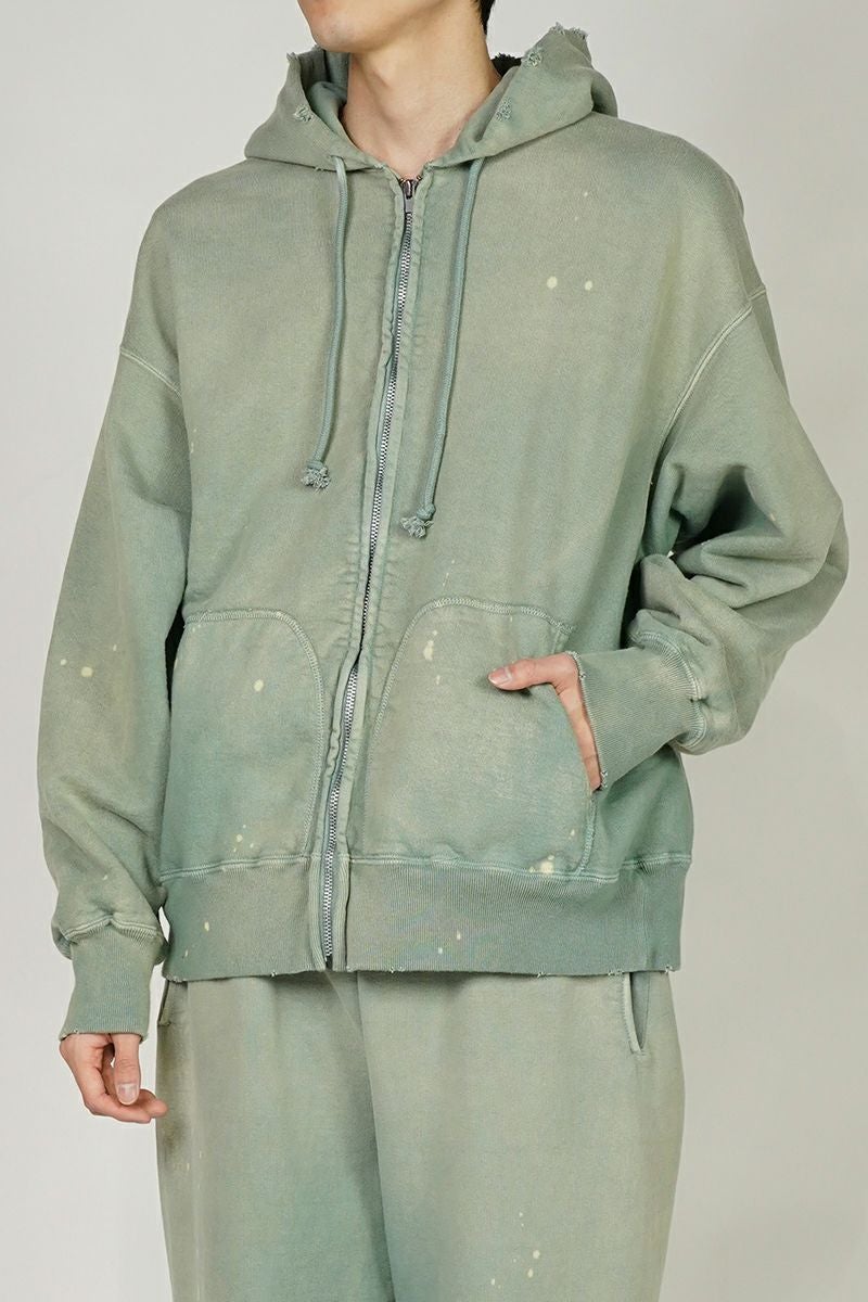 BOWWOW(バウワウ)ZIP HOODIE AGING ジップフーディー エイジング BW251-ZHA -1