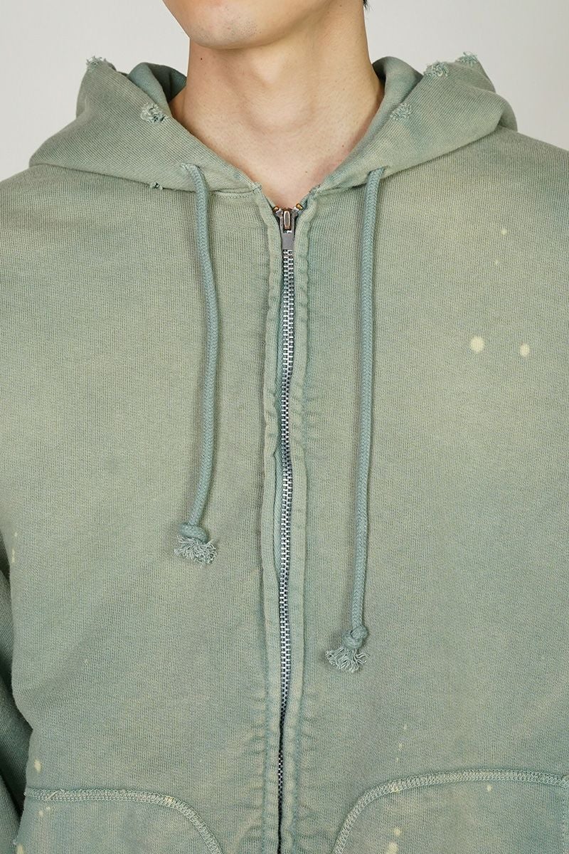 BOWWOW(バウワウ)ZIP HOODIE AGING ジップフーディー エイジング BW251-ZHA -3