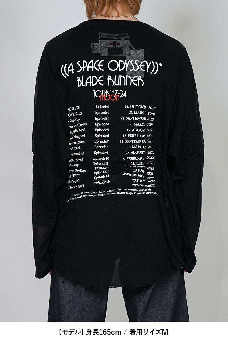 DAIRIKU(ダイリク)Skelton Tour Tee スケルトンツアーTシャツ 25SS CS6 -11