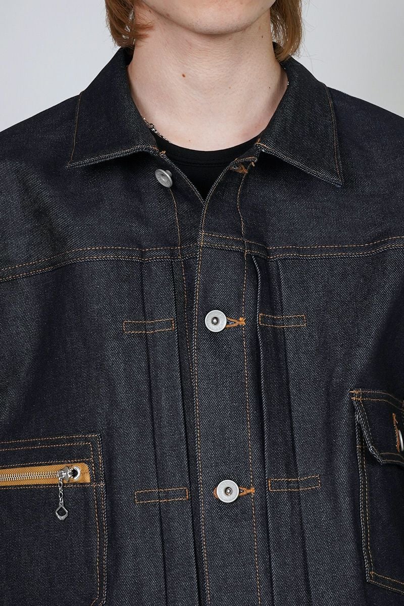 DAIRIKU(ダイリク)Rigid 2PKT Denim Jacket リジット2ポケットデニムジャケット 25SS NW-DNM1 -2