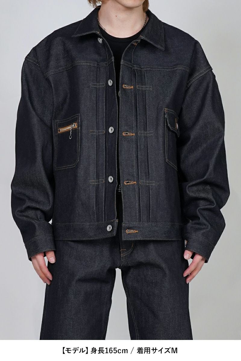 DAIRIKU(ダイリク)Rigid 2PKT Denim Jacket リジット2ポケットデニムジャケット 25SS NW-DNM1 -8