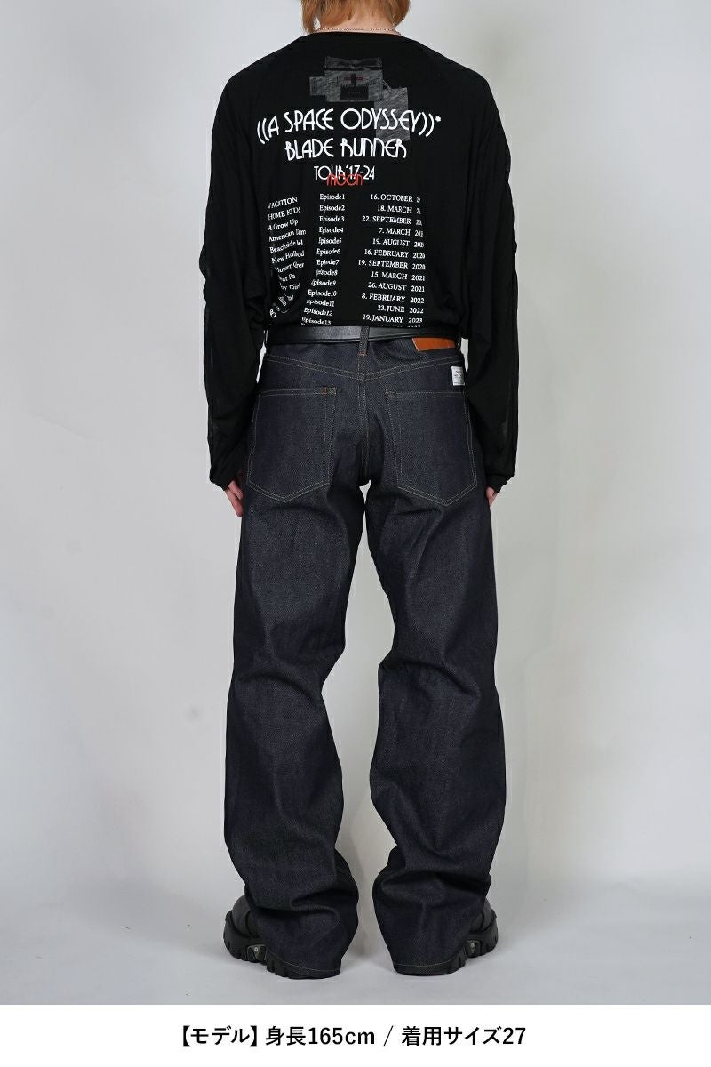 DAIRIKU(ダイリク)Wide Rigid Denim Pants ワイドリジットデニムパンツ 25SS NW-DNM-2 -6