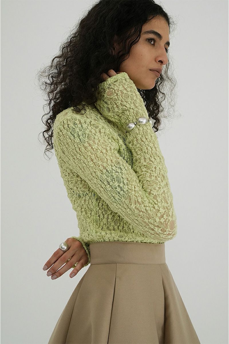 CLANE(クラネ)LADY LACE SHIRT レディーレースシャツ 18105-1102 -11