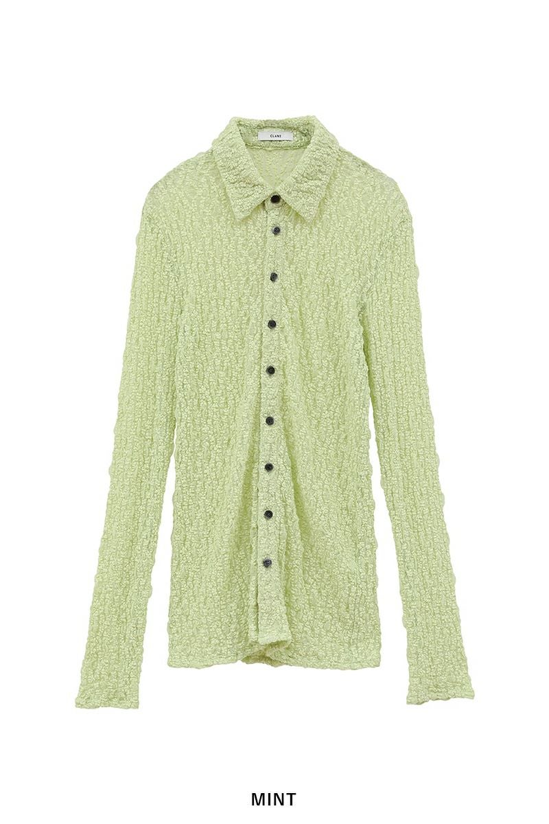 CLANE(クラネ)LADY LACE SHIRT レディーレースシャツ 18105-1102 -19