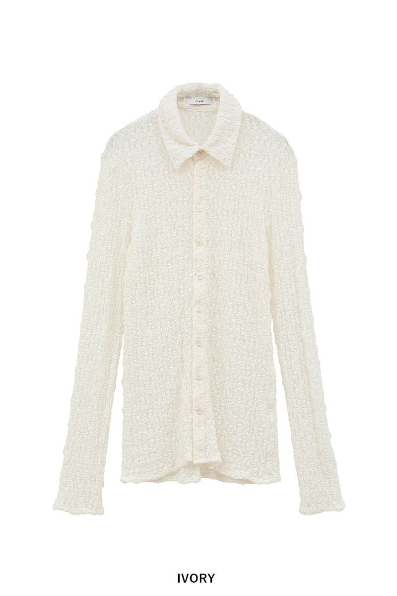 CLANE(クラネ)LADY LACE SHIRT レディーレースシャツ 18105-1102 -26