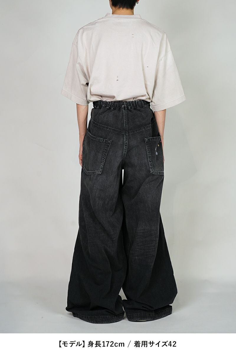 Maison MIHARA YASUHIRO(メゾン ミハラヤスヒロ)HUGE DETAIL STICKER JEANS フュージ ディティールステッカージーンズ B14PT072 -7