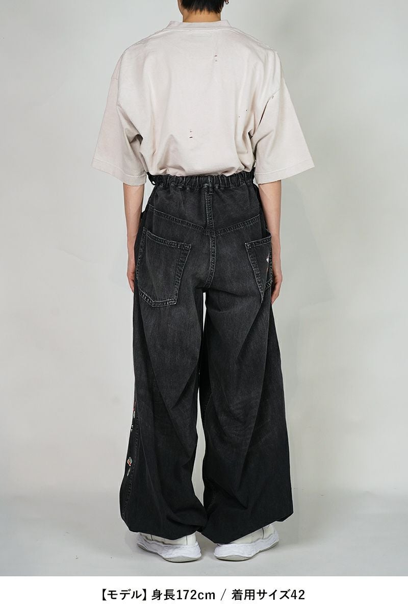 Maison MIHARA YASUHIRO(メゾン ミハラヤスヒロ)HUGE DETAIL STICKER JEANS フュージ ディティールステッカージーンズ B14PT072 -9