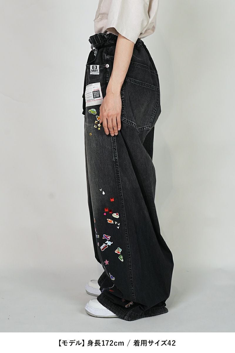 Maison MIHARA YASUHIRO(メゾン ミハラヤスヒロ)HUGE DETAIL STICKER JEANS フュージ ディティールステッカージーンズ B14PT072 -11