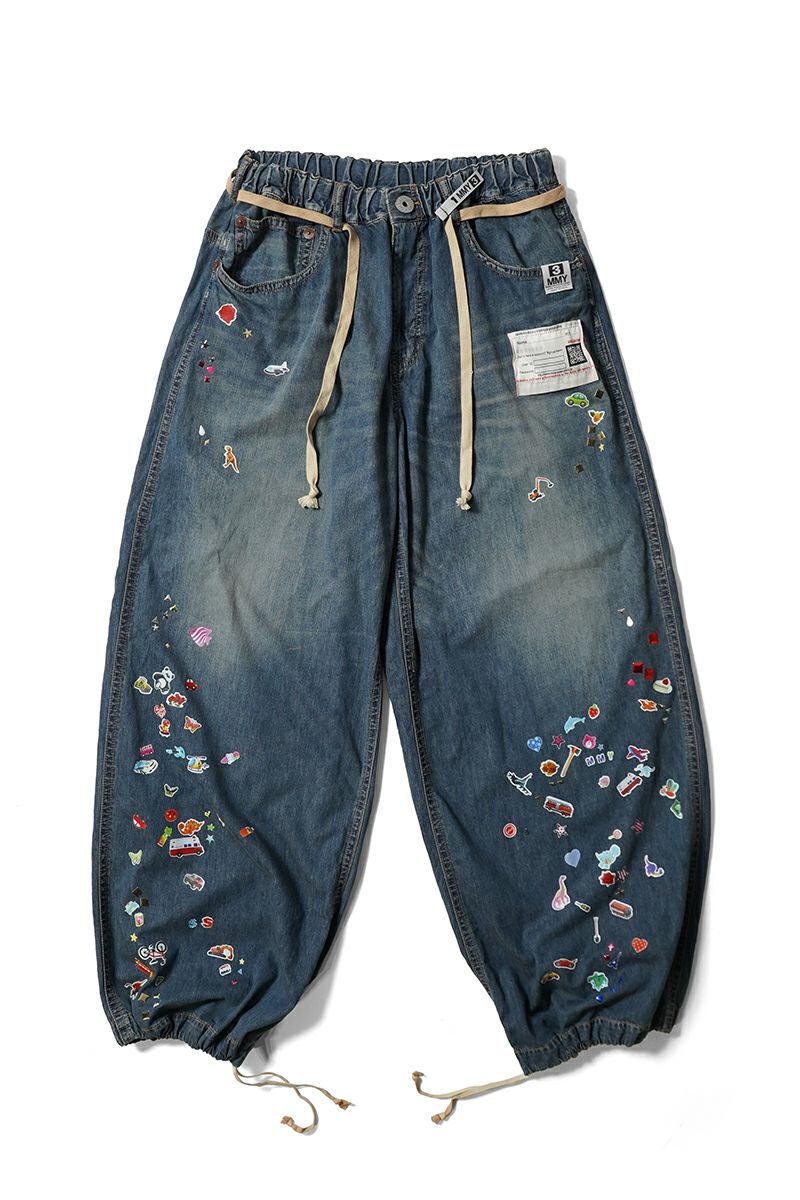 Maison MIHARA YASUHIRO(メゾン ミハラヤスヒロ)HUGE DETAIL STICKER JEANS フュージ ディティールステッカージーンズ B14PT072 -15