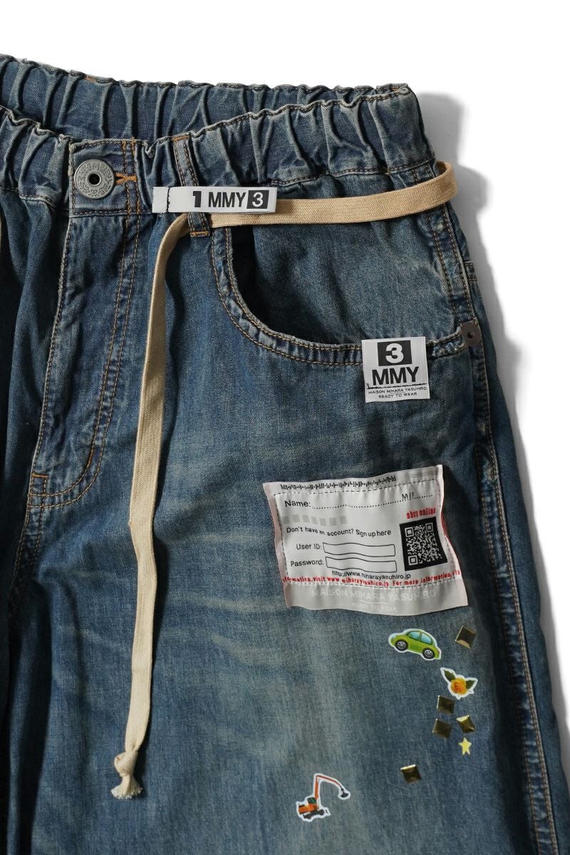 Maison MIHARA YASUHIRO(メゾン ミハラヤスヒロ)HUGE DETAIL STICKER JEANS フュージ ディティールステッカージーンズ B14PT072 -19