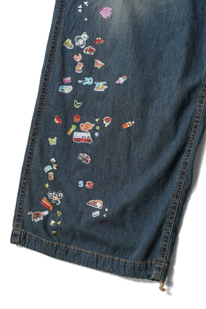 Maison MIHARA YASUHIRO(メゾン ミハラヤスヒロ)HUGE DETAIL STICKER JEANS フュージ ディティールステッカージーンズ B14PT072 -24