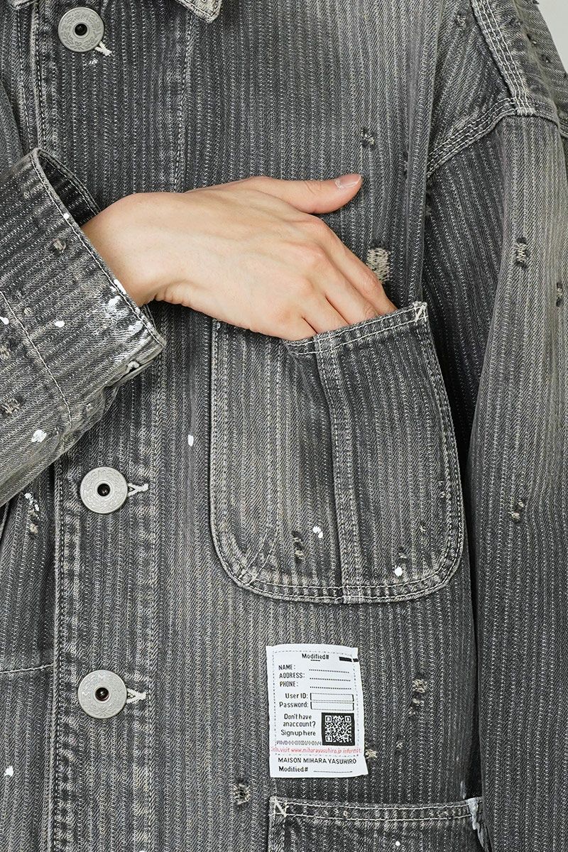 Maison MIHARA YASUHIRO(メゾン ミハラヤスヒロ)AGED CHORE JACKET エイジドチョアジャケット J14BL131 -3