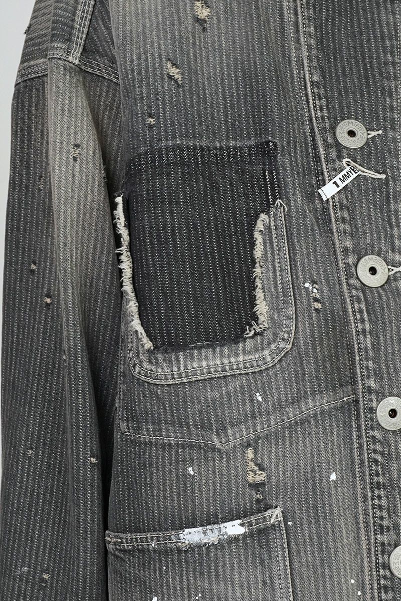 Maison MIHARA YASUHIRO(メゾン ミハラヤスヒロ)AGED CHORE JACKET エイジドチョアジャケット J14BL131 -4