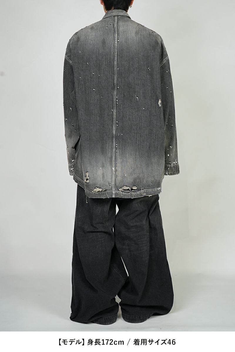 Maison MIHARA YASUHIRO(メゾン ミハラヤスヒロ)AGED CHORE JACKET エイジドチョアジャケット J14BL131 -9