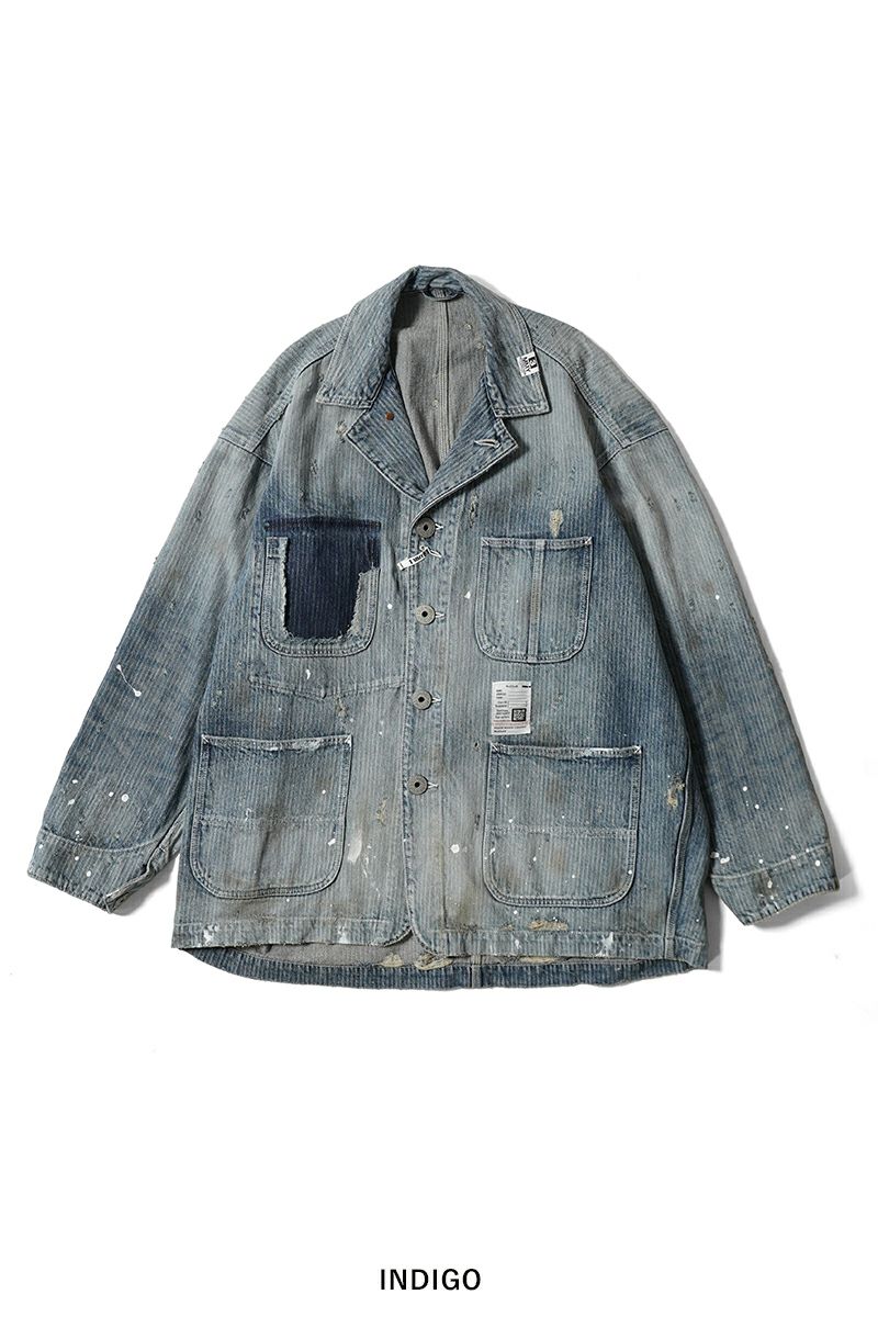ミハラヤスヒロMAISON MIHARA YASUHIRO レザージャケット44 Maison MIHARA YASUHIRO - BACKLASH / バックラッシュコラボ レザー