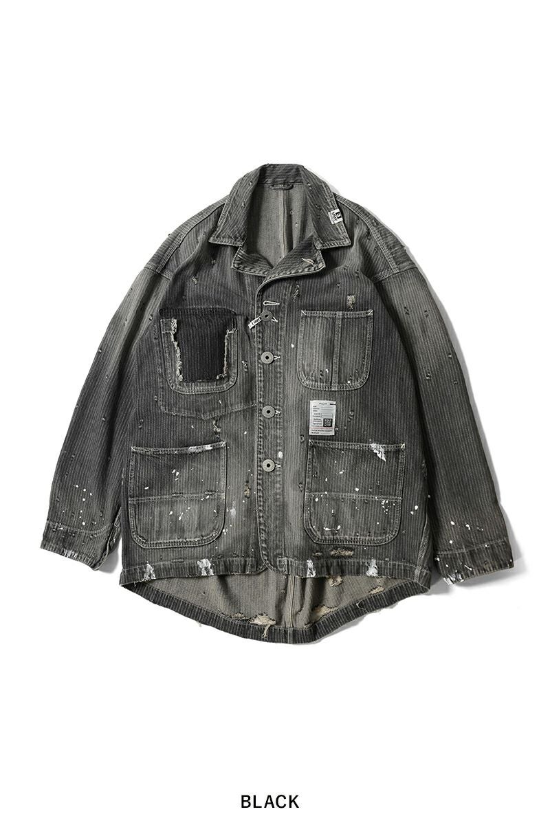Maison MIHARA YASUHIRO(メゾン ミハラヤスヒロ)AGED CHORE JACKET エイジドチョアジャケット J14BL131 -24