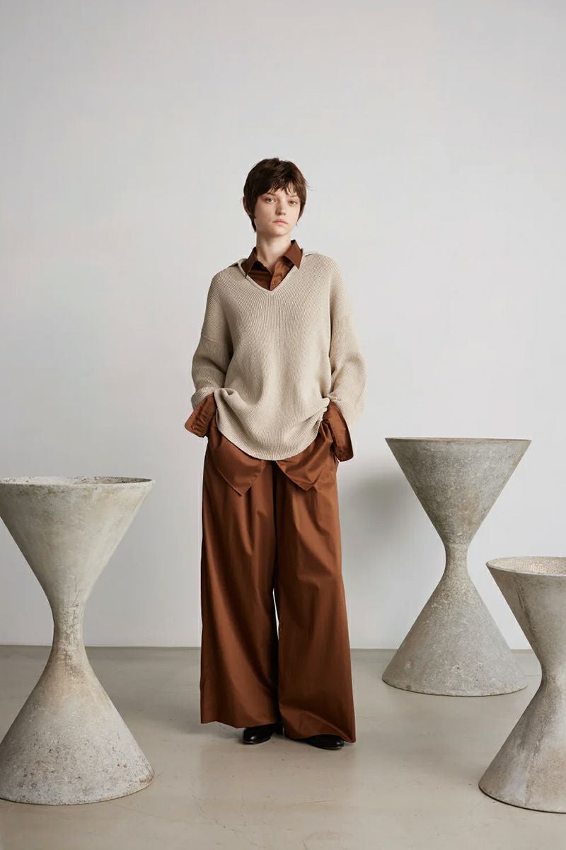 Graphpaper(グラフペーパー)Silicon Poplin Two Tuck Pants シリコンポプリンツータックパンツ GL251-40151 -8