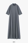 Graphpaper(グラフペーパー)Fine Smooth Mock Neck Panel Line Dress ファインスムースモックネックパネルラインドレス GL251-70200B -6