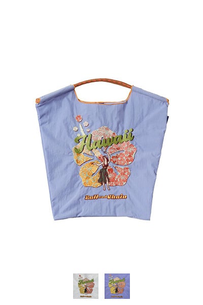Ball & Chain(ボールアンドチェーン)HAWAII-2 (M) ハワイM ショッピングバック トートバッグ 301056