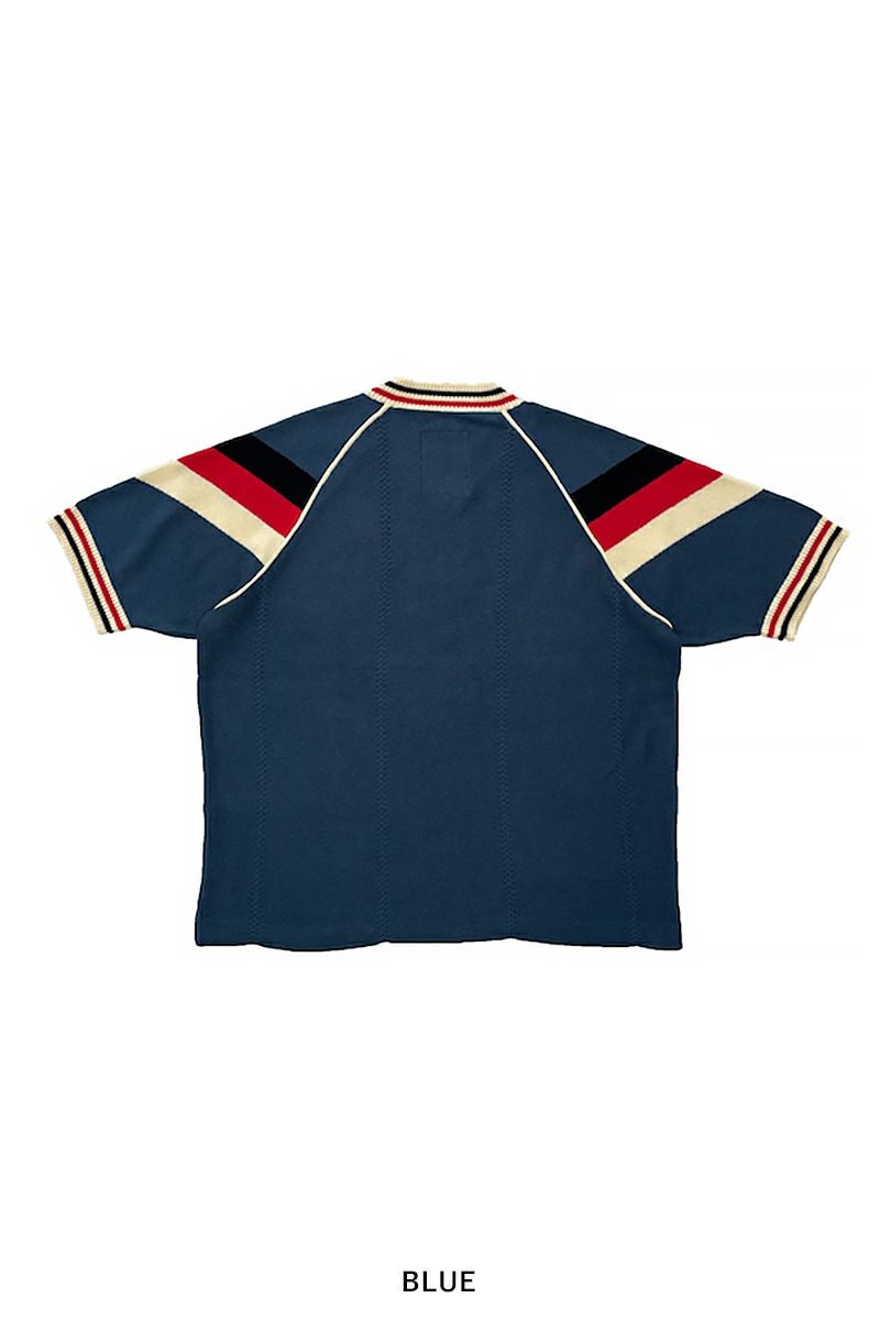 RICE NINE TEN(ライスナインテン)KNITTING GAME SHIRT ニッティングゲームシャツ KN-SSOC -15