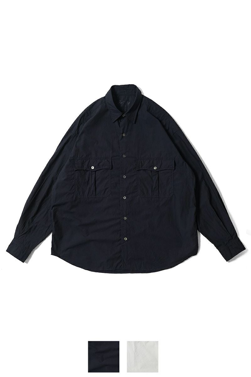 Porter Classic(ポータークラシック)ROLL UP COTTON SHIRT ロールアップコットンシャツ PC-016-3359