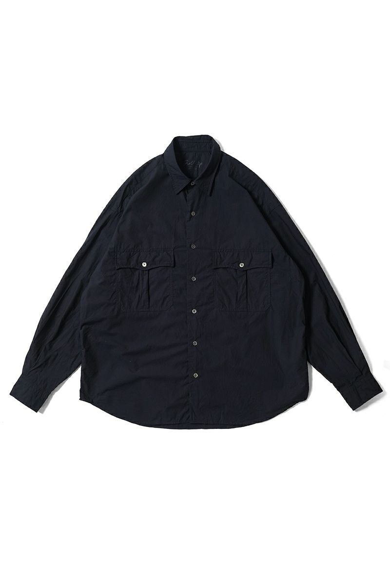Porter Classic(ポータークラシック)ROLL UP COTTON SHIRT ロールアップコットンシャツ PC-016-3359 -1