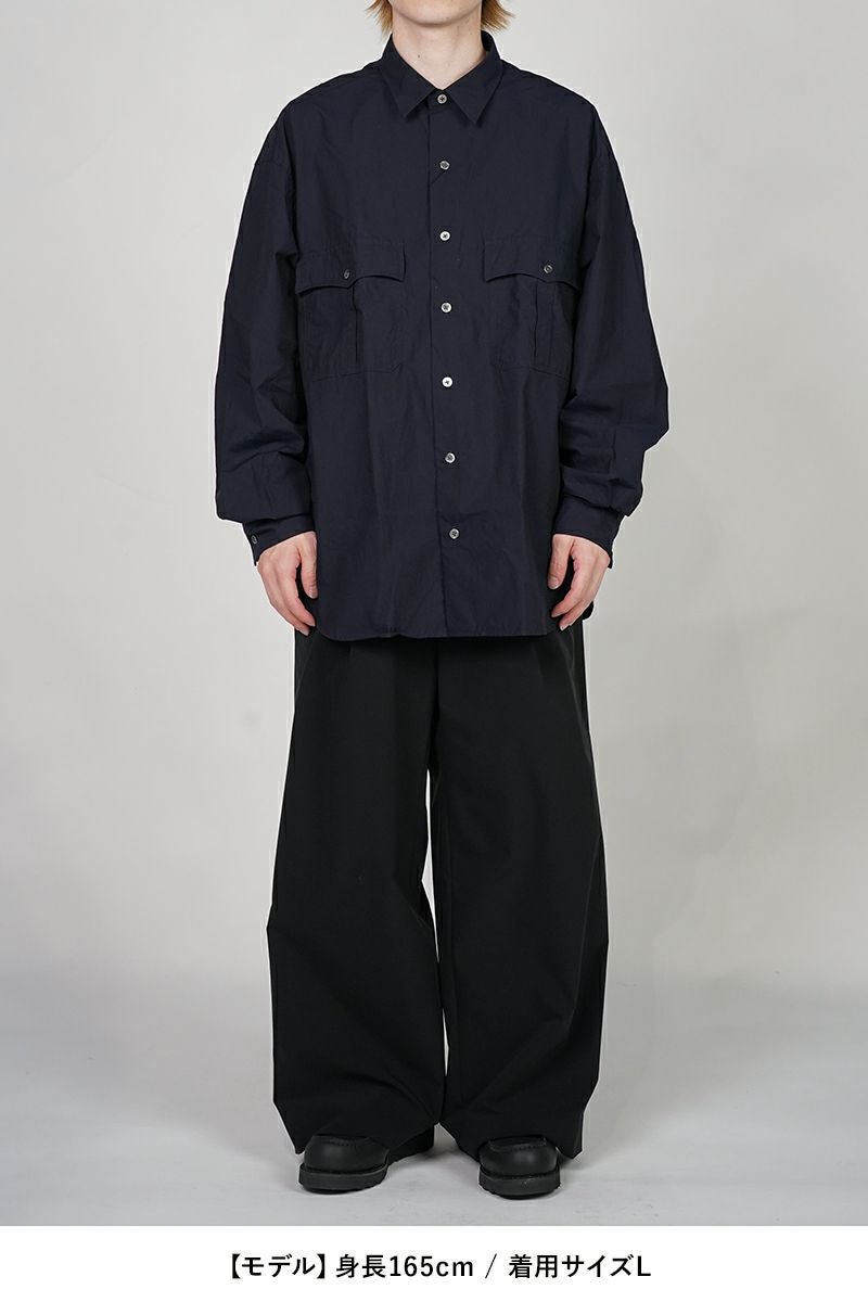 Porter Classic(ポータークラシック)ROLL UP COTTON SHIRT ロールアップコットンシャツ PC-016-3359 -17