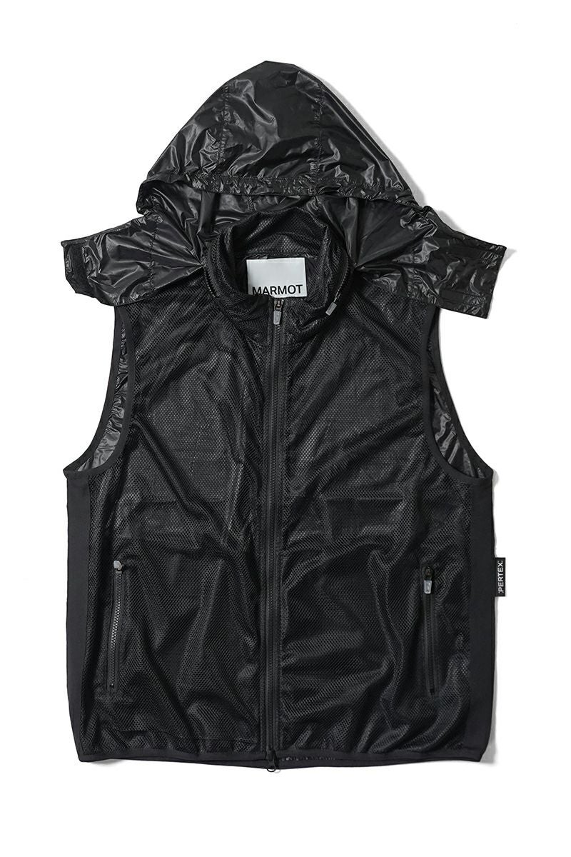 MARMOT メッシュベスト MARMOT CAPITAL｜パーテックス フロント メッシュ コンビ ベスト