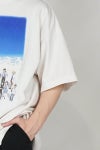 SAINT Mxxxxxx(セントマイケル)SM-HR8-0000-C12 / EV_SS TEE / BLUE / WHITE 半袖Tシャツ エヴァンゲリオン -4