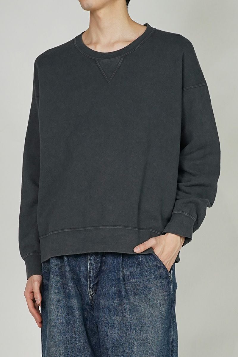 visvim(ビズビム)JUMBO SB SWEAT LS DMGD ジャンボスウェット長袖ダメージド 0125105010022 -1
