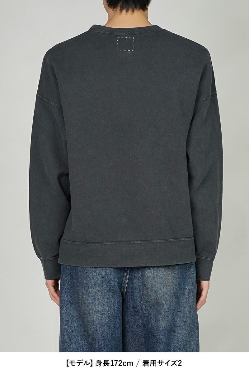 visvim(ビズビム)JUMBO SB SWEAT LS DMGD ジャンボスウェット長袖ダメージド 0125105010022 -9