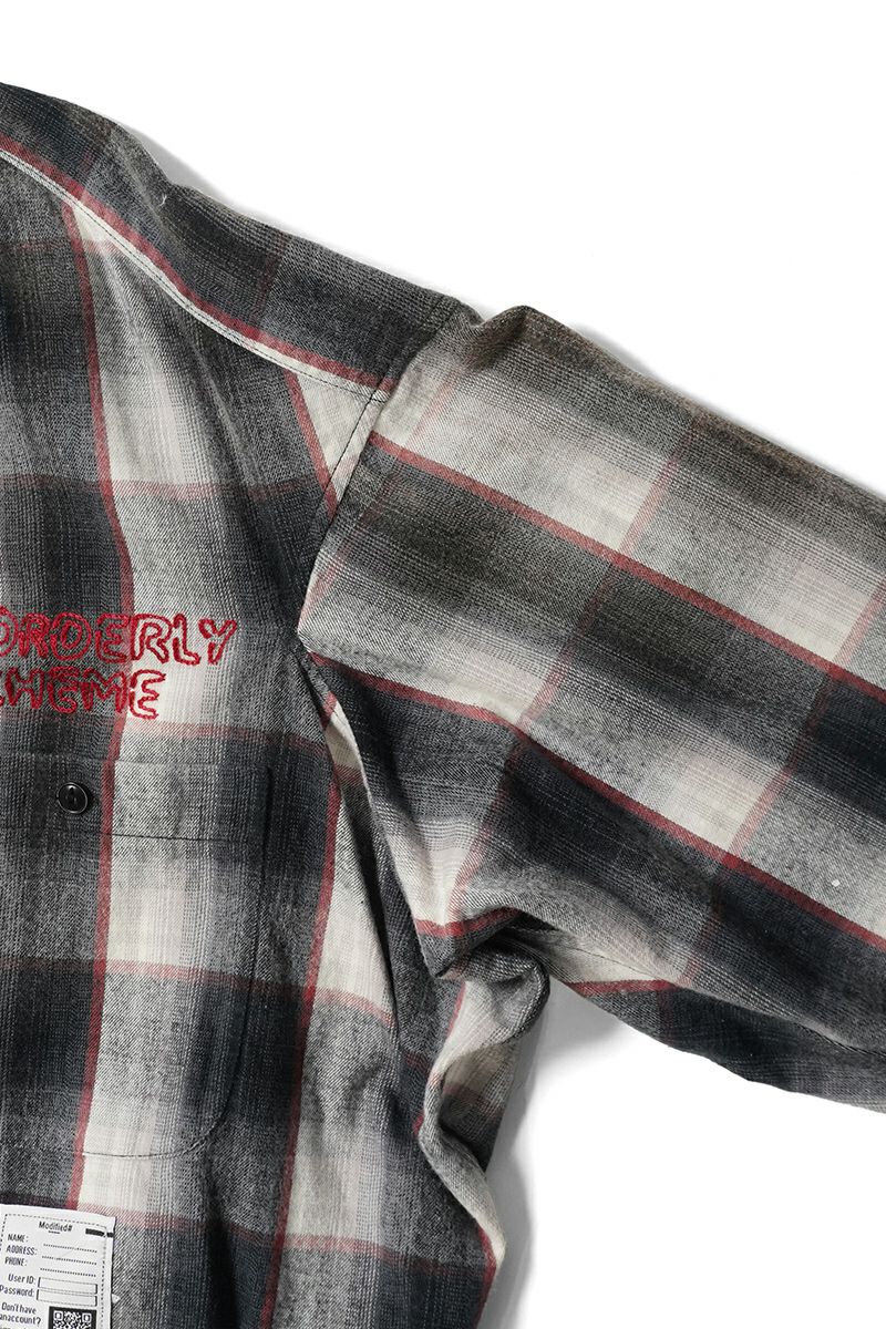 Maison MIHARA YASUHIRO(メゾン ミハラヤスヒロ)VINTAGE LIKE CHECK L/S SHIRTS ヴィンテージライクチェック長袖シャツ J14SH181 -21