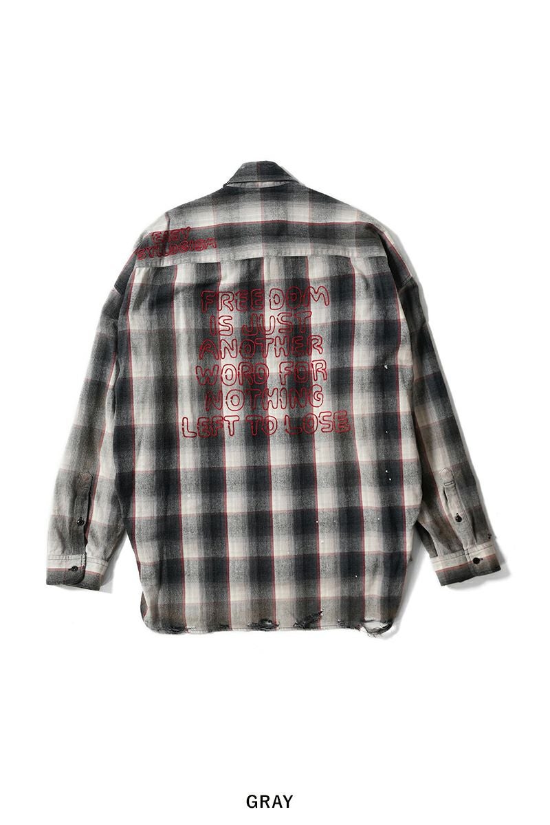 Maison MIHARA YASUHIRO(メゾン ミハラヤスヒロ)VINTAGE LIKE CHECK L/S SHIRTS ヴィンテージライクチェック長袖シャツ J14SH181 -27
