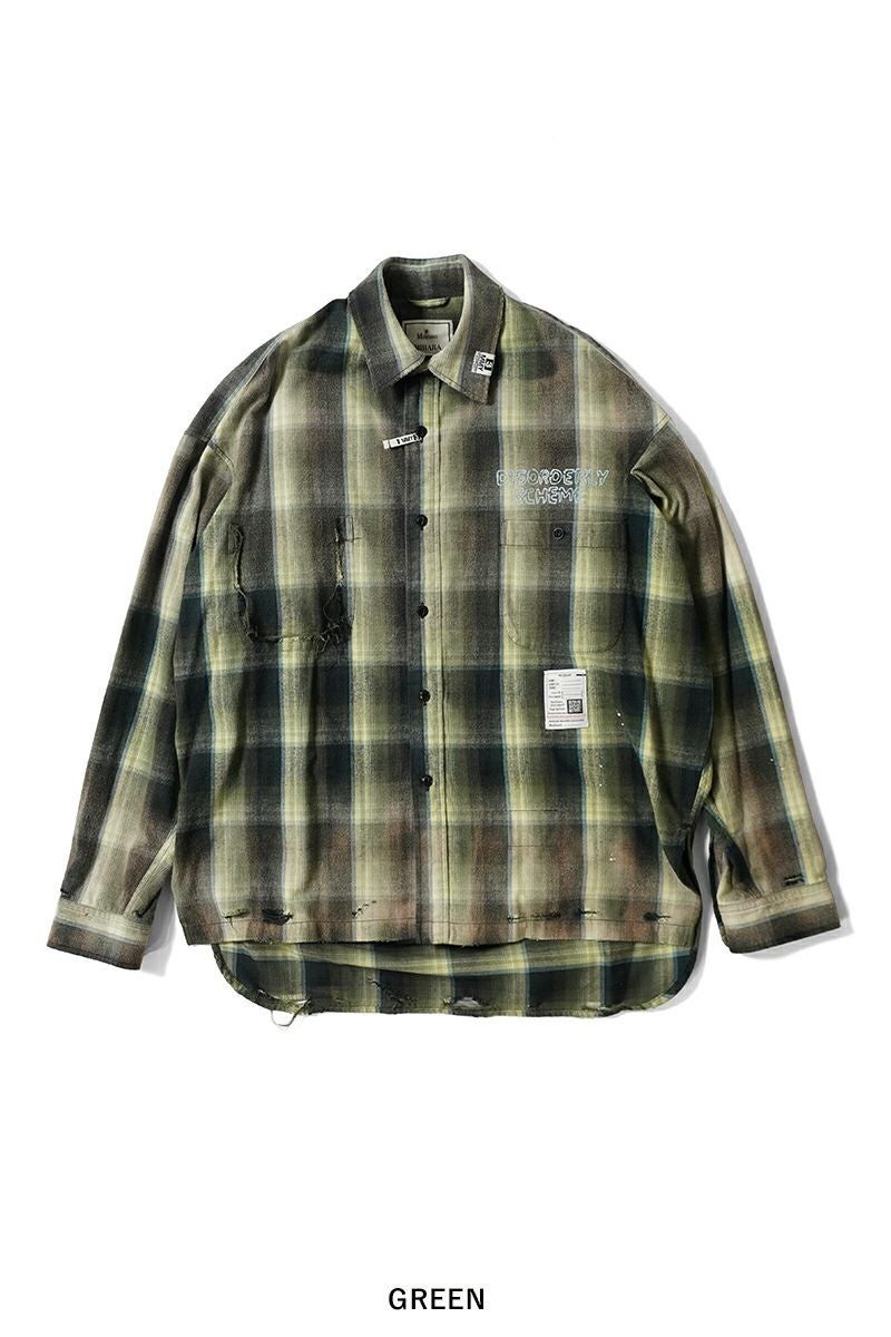 Maison MIHARA YASUHIRO(メゾン ミハラヤスヒロ)VINTAGE LIKE CHECK L/S SHIRTS ヴィンテージライクチェック長袖シャツ J14SH181 -28