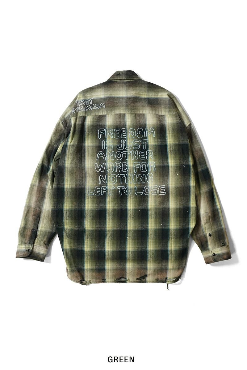 Maison MIHARA YASUHIRO(メゾン ミハラヤスヒロ)VINTAGE LIKE CHECK L/S SHIRTS ヴィンテージライクチェック長袖シャツ J14SH181 -29